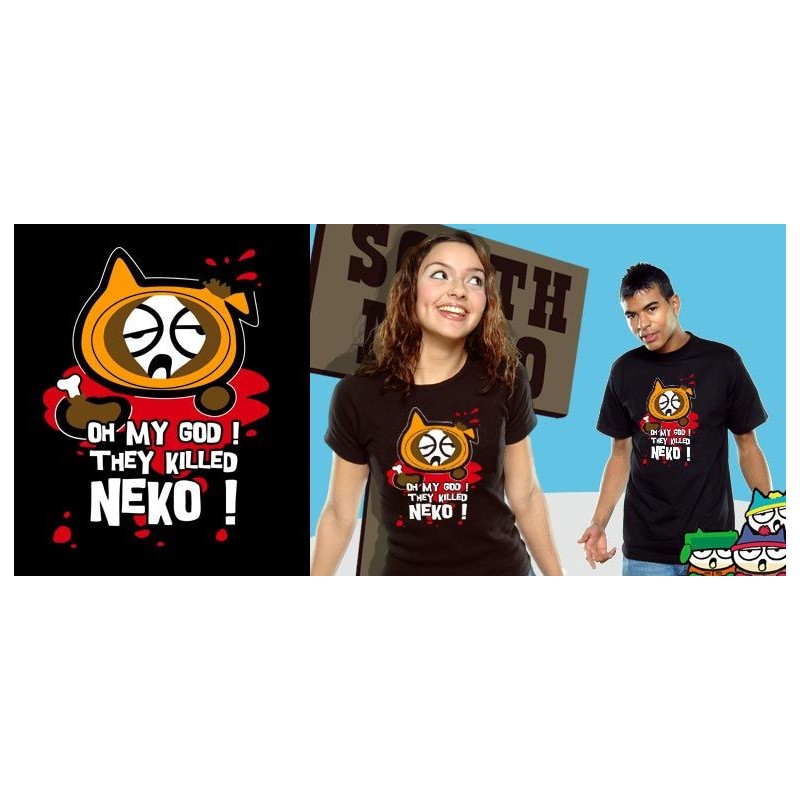 T-shirt - Parody - South Neko
