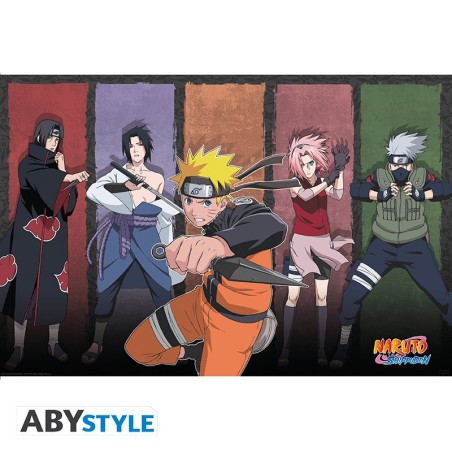 Poster - Rolled and shrink-wrapped - Naruto - Naruto & Friends