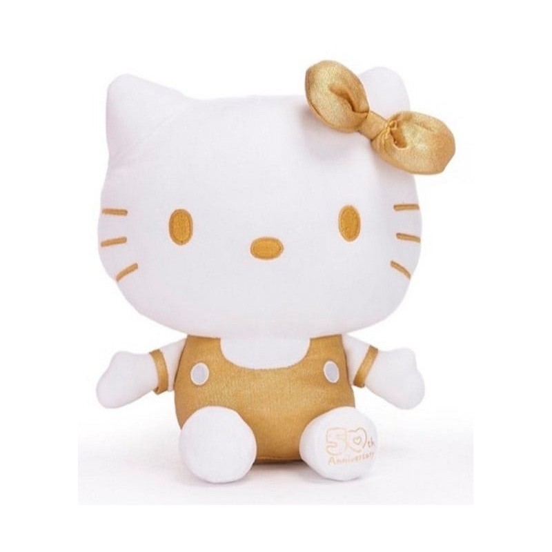 Peluche - Sanrio - 50th anniv. Or - Hello Kitty