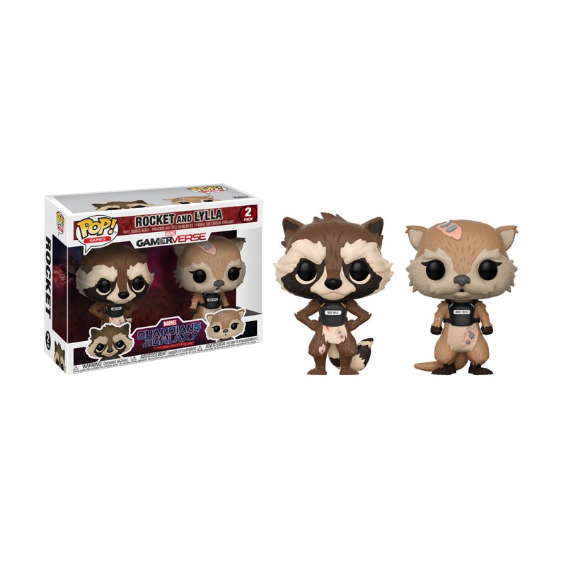 POP - POP Marvel - Les Gardiens de la Galaxie - 2 - Rocket & Lylla
