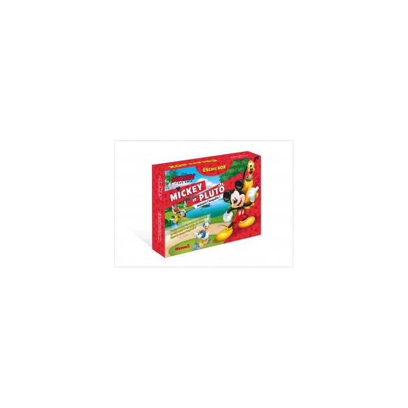 Escape Game - Cooperative - Children - Puzzle - Mickey & Cie - Mickey et Pluto mènent l'enquête