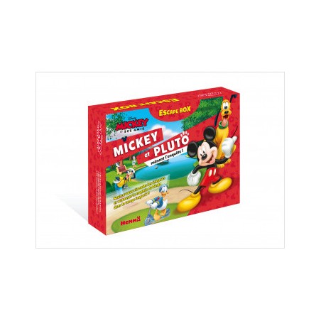 Escape Game - Cooperative - Children - Puzzle - Mickey & Cie - Mickey et Pluto mènent l'enquête