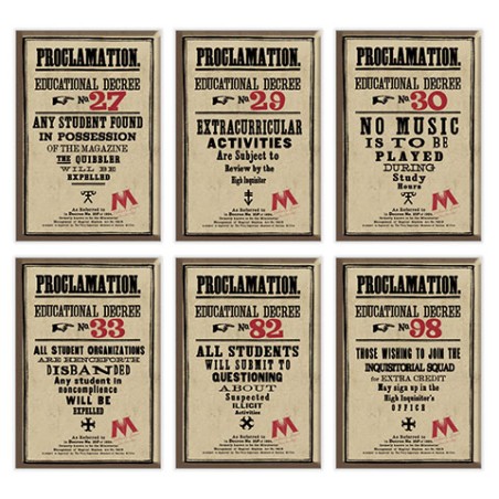 Magnet - Harry Potter - Proclamations
