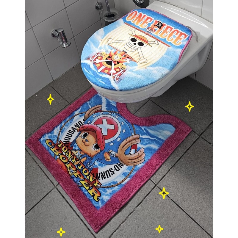 Tapis - One Piece - WC - toilettes - Chopper Set Rose
