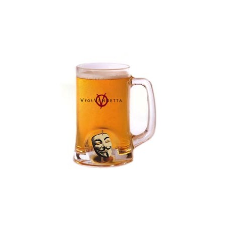 Beer mug - V for Vendetta - Mask