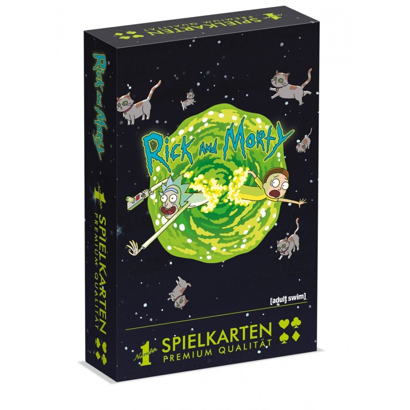Giochi di carte - Classico - Rick & Morty - "Adult Swim" Premium Qualitat