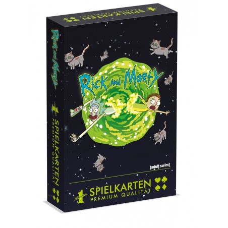 Giochi di carte - Classico - Rick & Morty - "Adult Swim" Premium Qualitat
