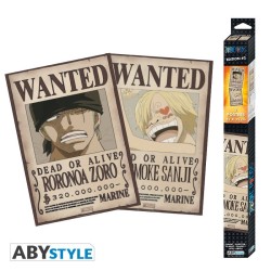 Poster - Pack de 2 - One Piece - Wanted Zoro & Sanji - Sanji Vinsmoke