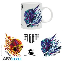 Mug - Subli - Mortal Kombat - Scorpion vs Sub Zéro