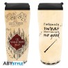 Mug de Voyage - Antidérapant - Harry Potter - Carte du Maraudeur