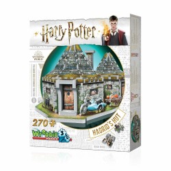 Puzzle - 3D - Casse Tête/Réflexion - Indépendant de la langue - Harry Potter - Hutte d’Hagrid