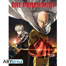 Poster - À plat - One Punch Man - Saitama & Genos