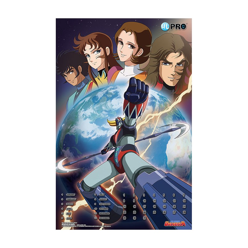 Calendar - UFO Robot Grendizer - Planet