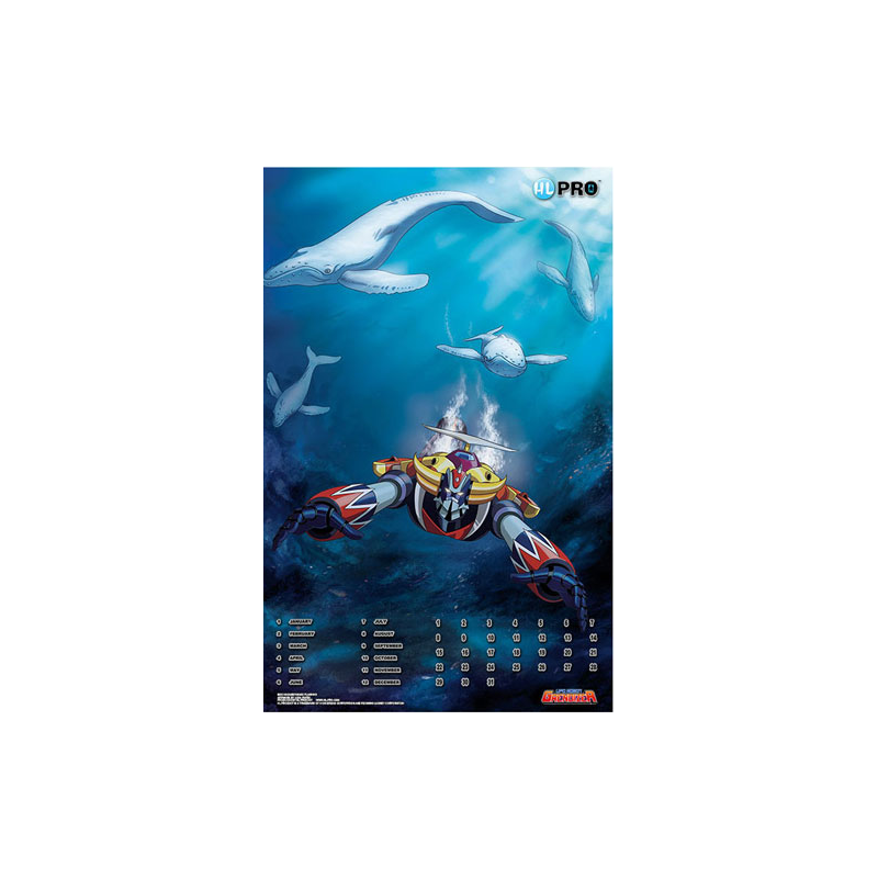 Calendar - UFO Robot Grendizer - Whales