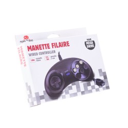 Manette filaire - Megadrive - Sega - 6 boutons