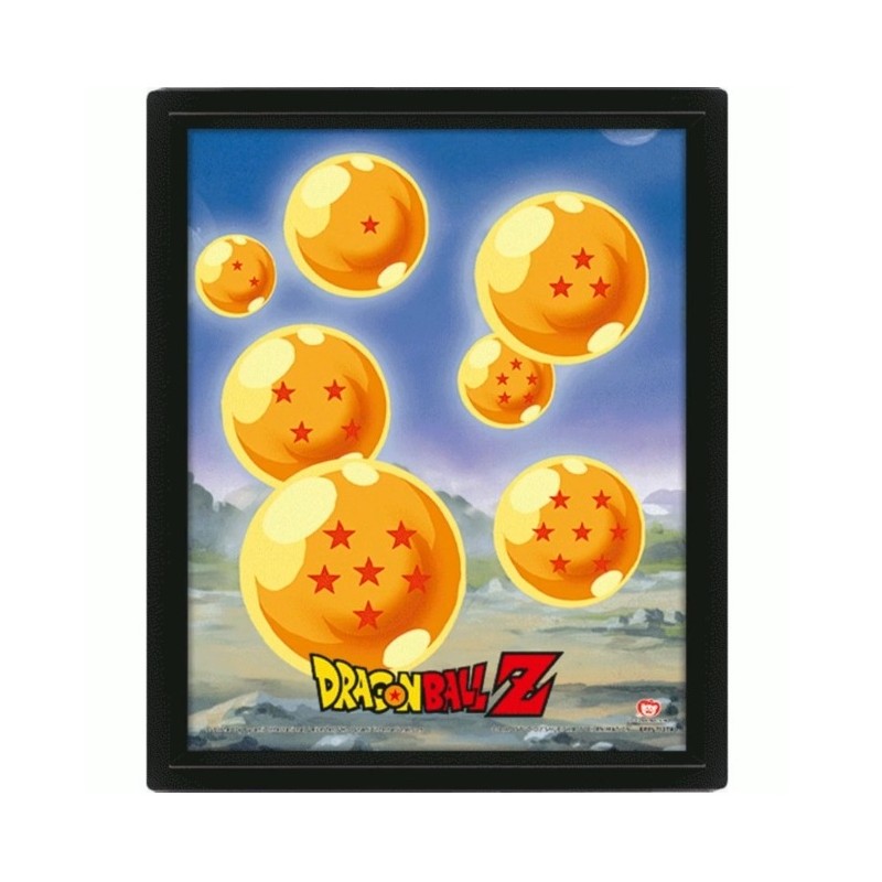Frame  - 3D - Dragon Ball - Shenron & Dragon Ball
