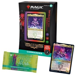 Trading Cards - Deck - Magic The Gathering - Commander Deck - Les Rues de La Nouvelle Capenna - Sauvagerie des Riveteurs