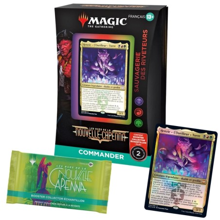 Trading Cards - Deck - Magic The Gathering - Commander Deck - Les Rues de La Nouvelle Capenna - Sauvagerie des Riveteurs
