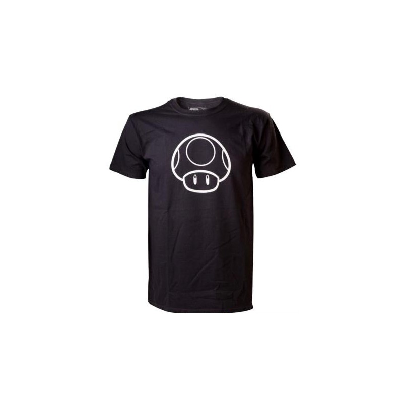 T-shirt - Nintendo - Blacklight Mushroom