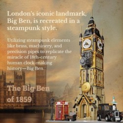 Construction kit - Steampunk - 85008 - Steampunk Clock Tower Park