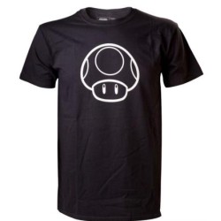 T-shirt - Nintendo - Blacklight Mushroom
