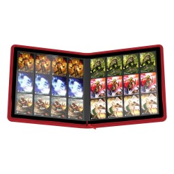 Portfolio - Zipfolio - 480 Cartes - XenoSkin Rouge