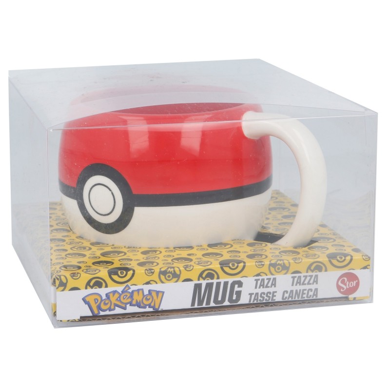 Mug - 3D - Pokemon - 3D - Poké Ball