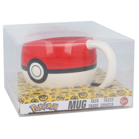 Mug - 3D - Pokemon - 3D - Poké Ball
