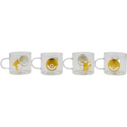Mug - Mug(s) - Pokemon - Set of 4 - Pikachu