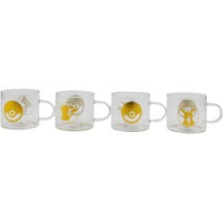 Mug - Mug(s) - Pokemon - Set of 4 - Pikachu
