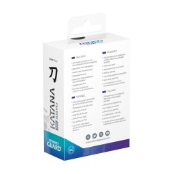 Protège-cartes - 100 Pcs - Katana - Standard - Noir