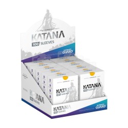 Protège-cartes - 100 Pcs - Katana - Standard - Jaune