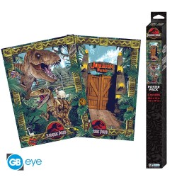 Poster - Pack de 2 - Jurassic Park - Portes et Biodiversité