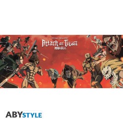 Mug - Subli - L'Attaque des Titans - Scène de bataille