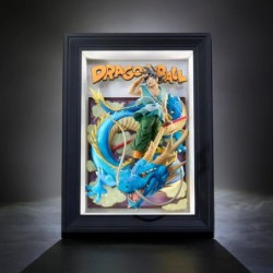 Frame  - Tamashii Art - Dragon Ball - Son Goku & Shenron - 3D