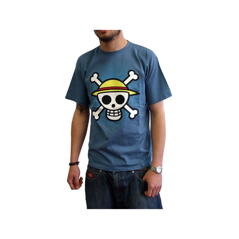 T-shirt - One Piece - Skull with map