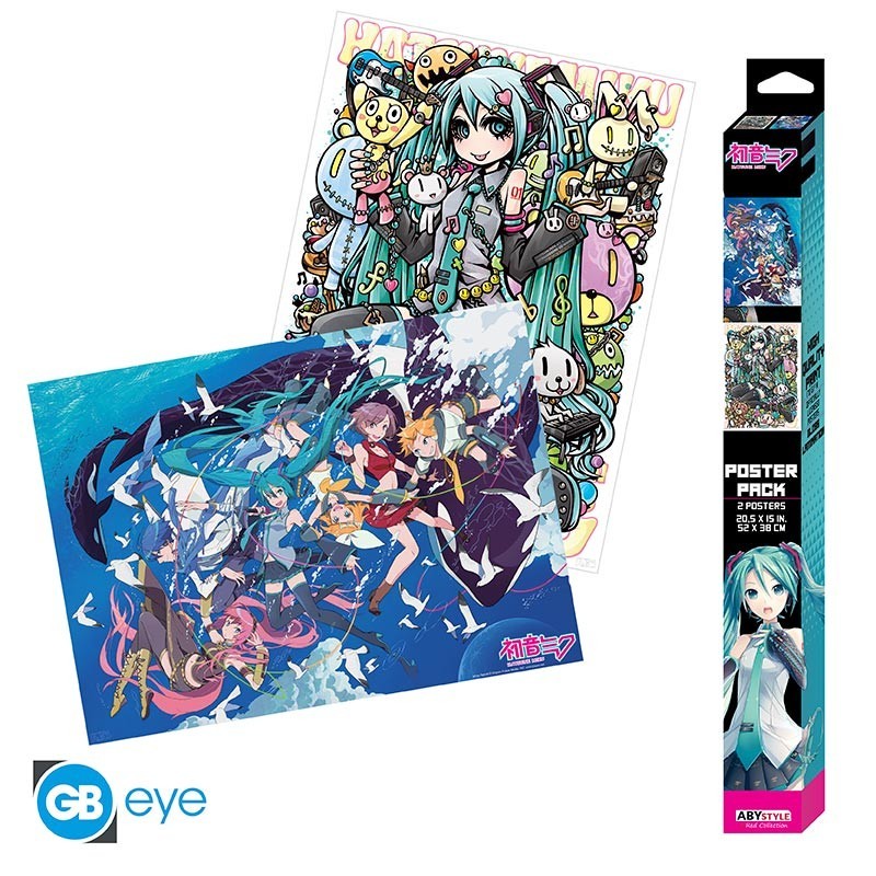 Poster - Set of 2 - Vocaloïd - Hatsune Miku