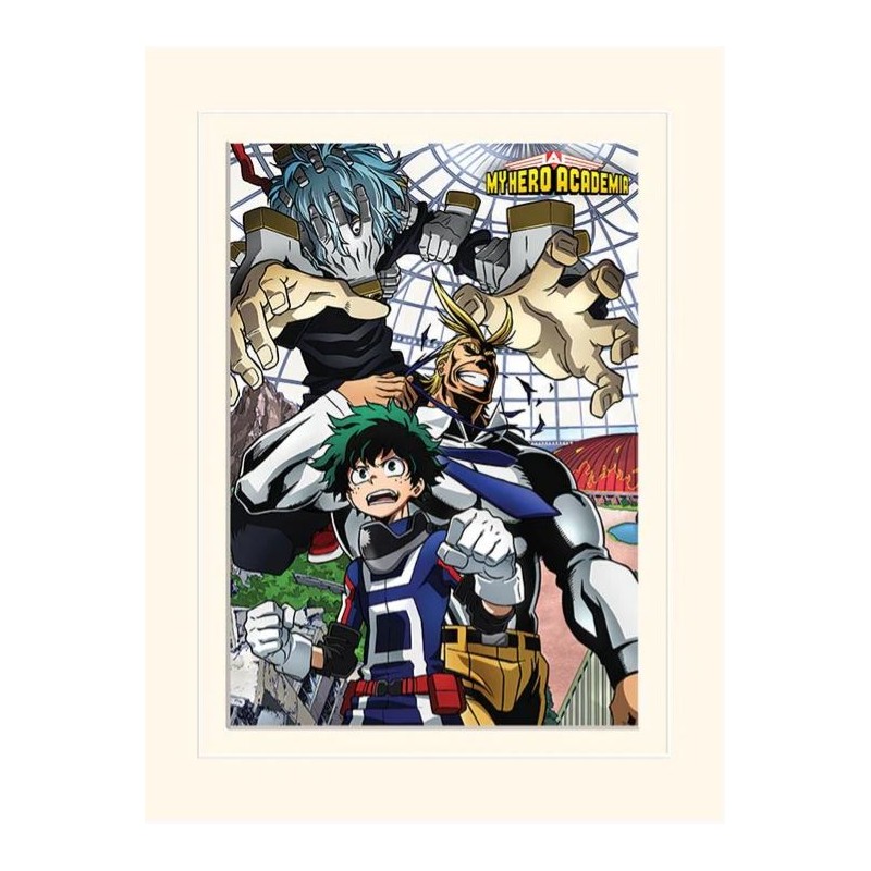 Poster - My Hero Academia - Cardboard outline "Enemy Threat"