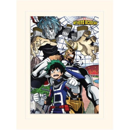 Poster - My Hero Academia - Cardboard outline "Enemy Threat"