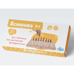 Board Game - Classic - 3-in-1 chessboard