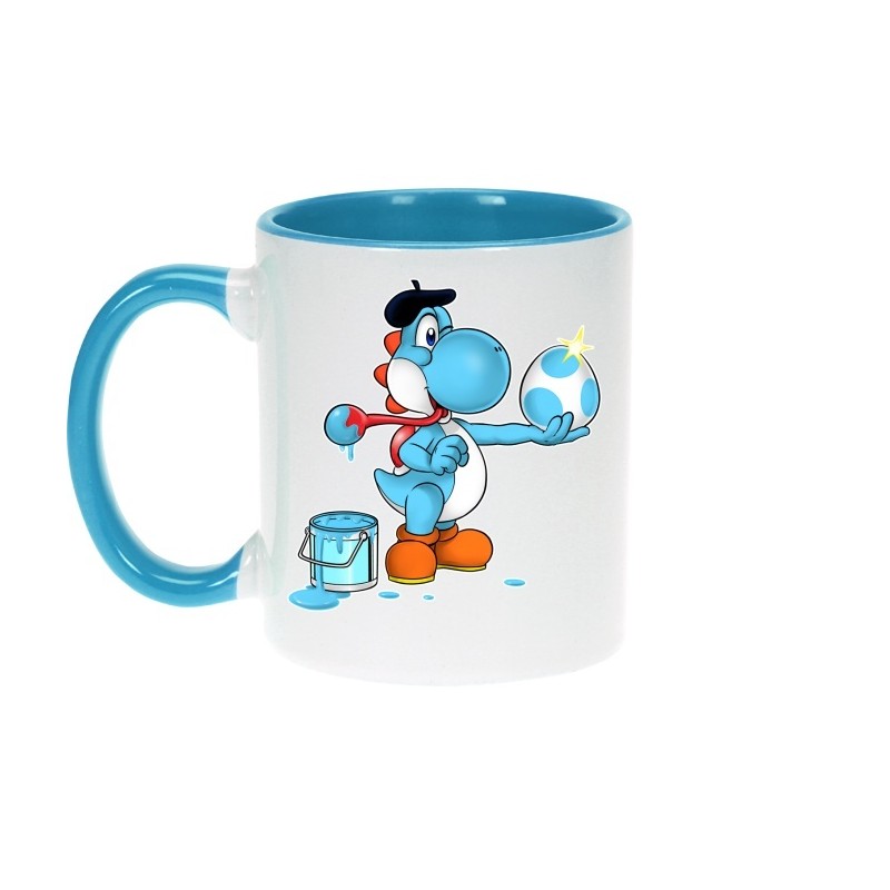 Mug - Mug(s) - Parodie - Yoshi Bleu clair