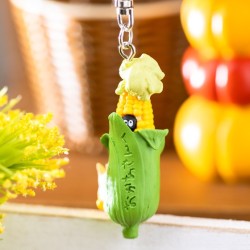 Keychain - My Neighbor Totoro - Susuwatari in maize cobs