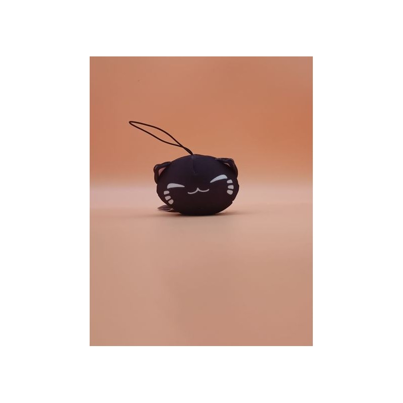 Peluche - Nemuneko - Noir - Coll. balle Antistress