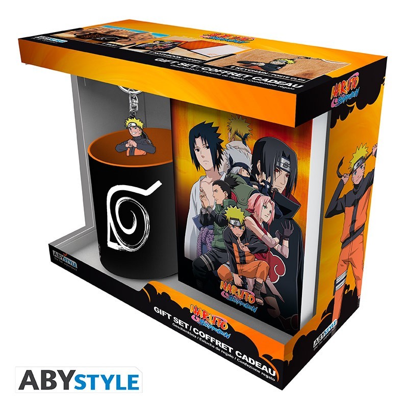 Set - Naruto - Mug 320ml + Keyring PVC + Notebook "Naruto