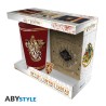Set - Harry Potter - Verre XXL + Pin's + Carnet - Gryffondor