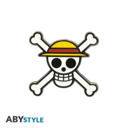 Set - One Piece - Verre XXL + Pin's + Carnet "Skull"