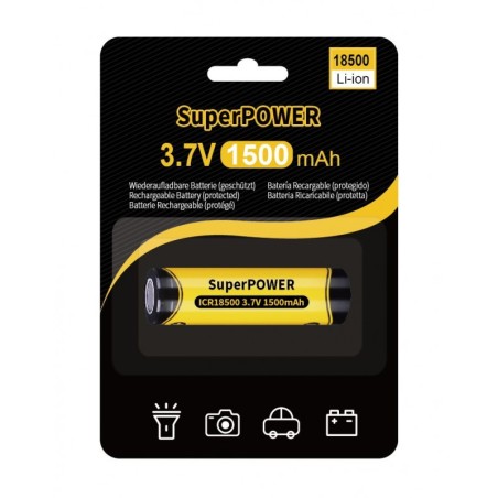  - Rechargeable - 1500 mAh (3,7V) - Li-ion