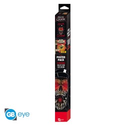 Poster - Pack de 2 - Alice Cooper - Tales of Horror & Crâne