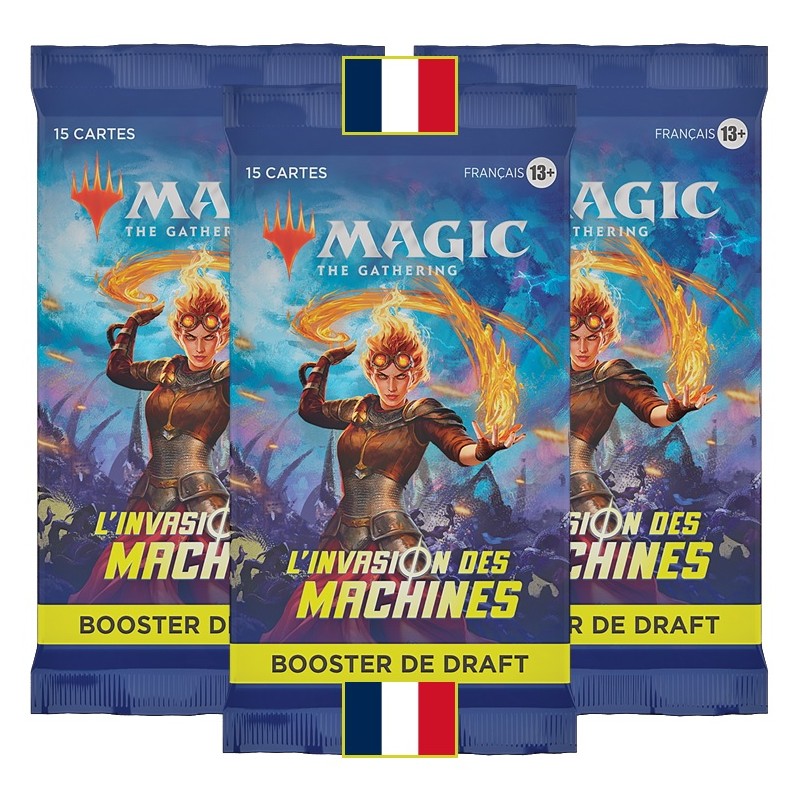 Trading Cards - Draft 3 Boosters Pack - Magic The Gathering - March of the Machine (Fr)