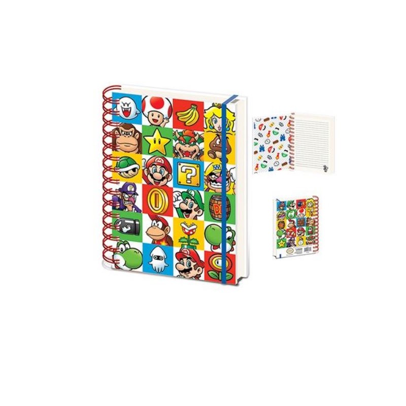 Notebook - Super Mario - Colour Block